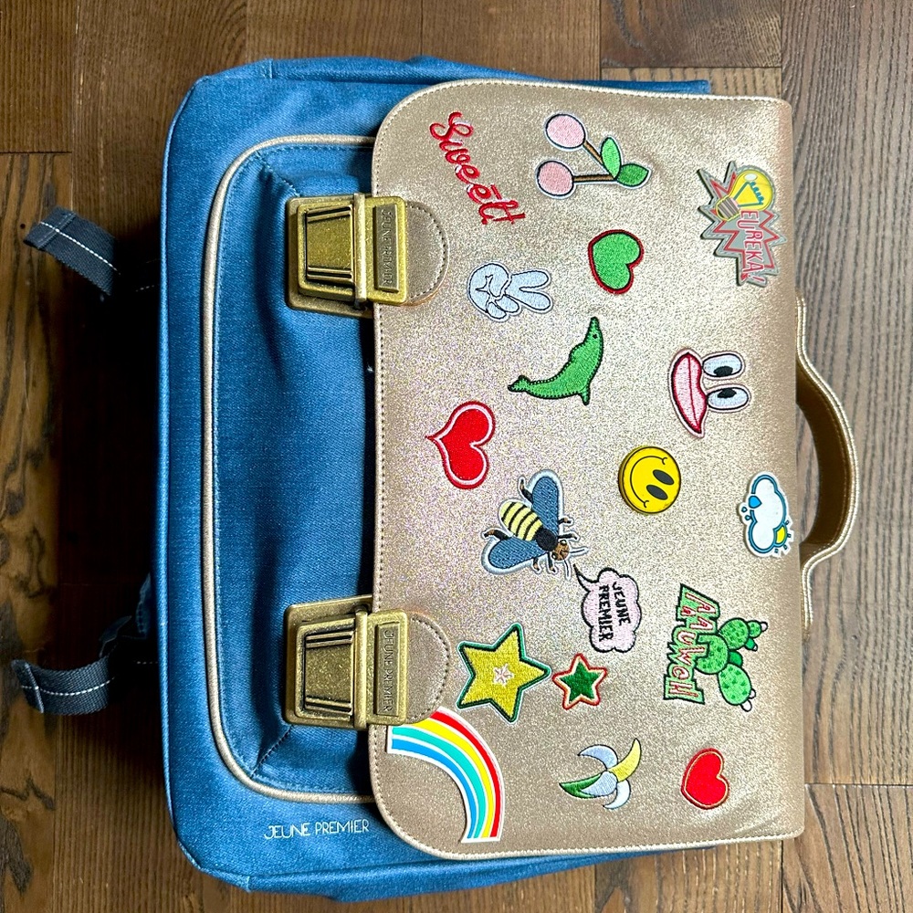 French style bookbag for little girls